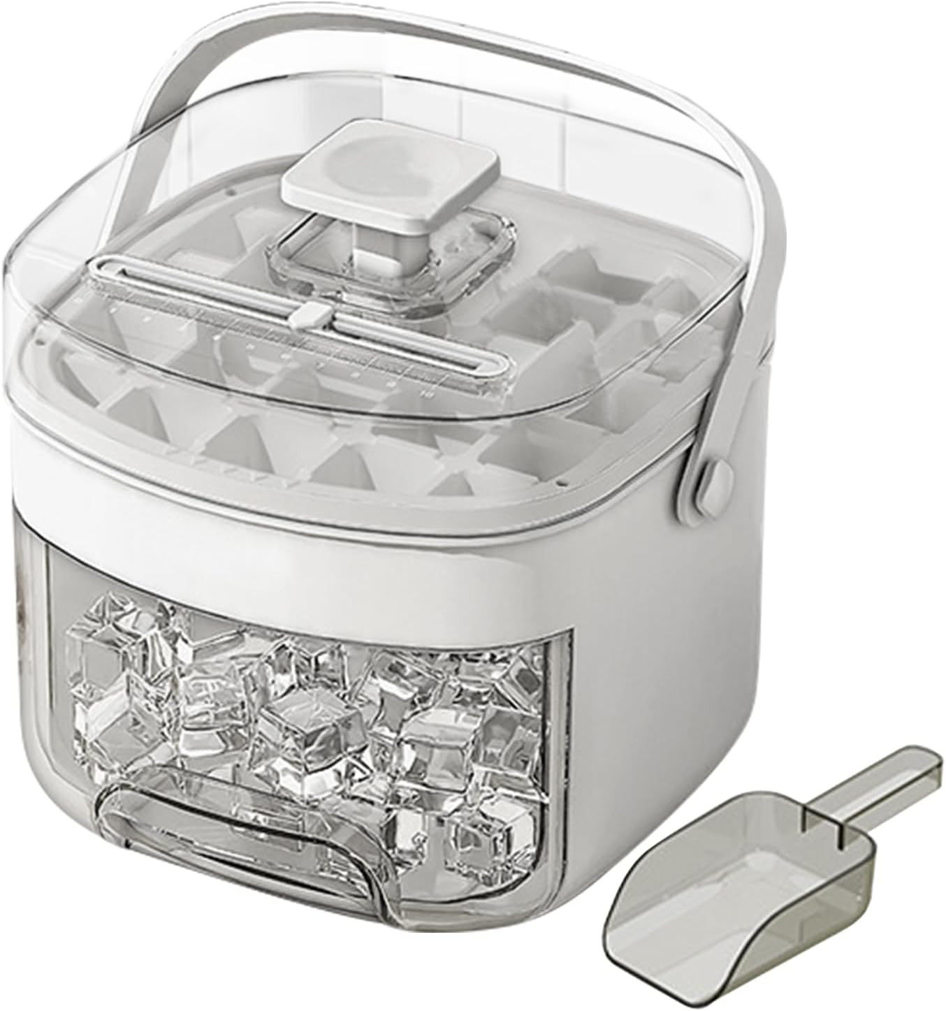 Macchina Ghiaccio Portatile Esterni 12kg/24h - Produzione Rapida in 6 Min