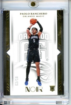 2022-23 Panini Noir #186 Paolo Banchero Gold #/10