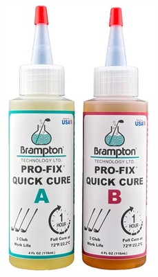 Quick Cure Golf Epoxy 2-Part Glue Kit - Extra Strength, Impact Resistant, 5-Min