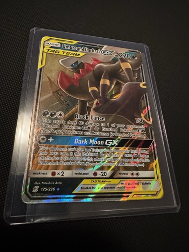 Umbreon & Darkrai GX 125/236 Holo SM - Unified Minds NM