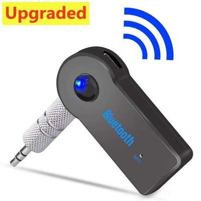 Bluetooth Empfänger AUX Adapter 3,5mm Klinke Telefon Audio Autoradio mit Mikrofon