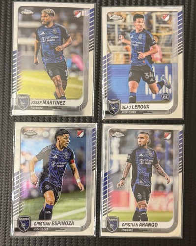 2025 Topps Chrome MLS San Jose Earthquakes BASE Pick Your Card Arango
