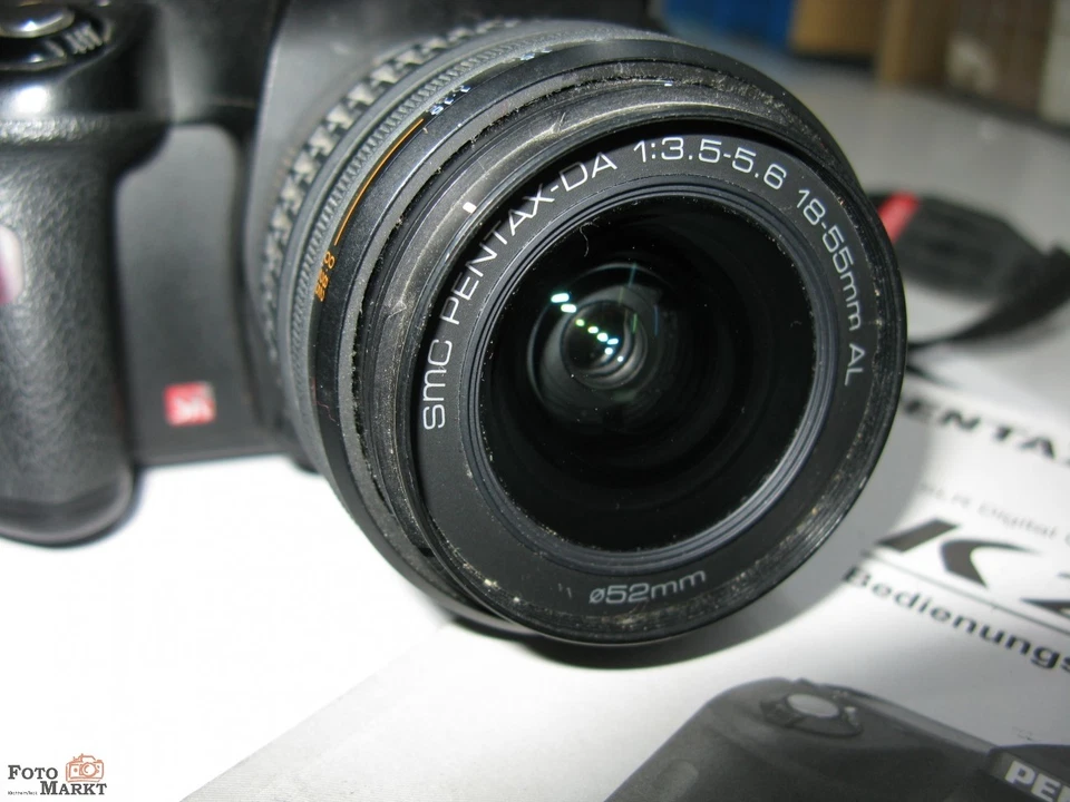 Pentax K200D Digitalkamera Spiegelreflex + Zoom-Objektiv SMC-DA 18-55/3,5-5,6 AL - Bild 3 von 4