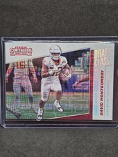 2019 Panini Contenders Draft Picks Football David Montgomery 8/10 Draft Class