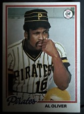 Al Oliver 1978 Topps - Pittsburgh Pirates EX-NM #430