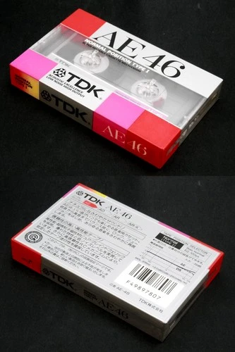 One(1) TDK cassette tape AE 46 Japan version Perfect condition