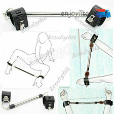 Slaves Restraint Anklet Leg Cuff Constraint Metal Adjustable Ankle Spreader Bar