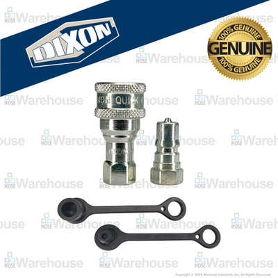 Genuine Dixon H-Series 1/8'' ISO-B Kit   1HF1, H1F1, 1HDP, H1DC, Steel, 4000 PSI