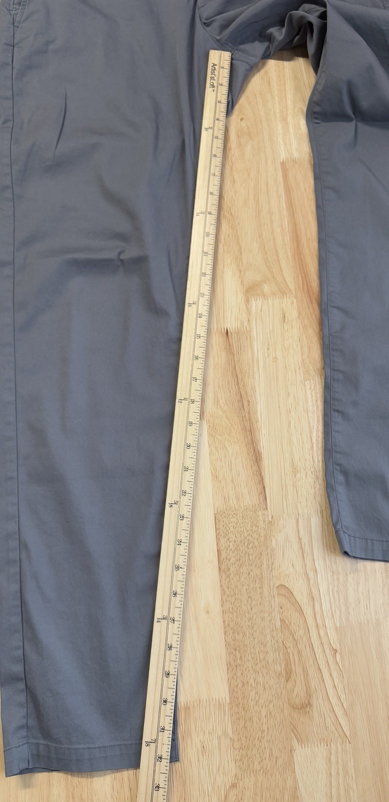 Bird Dogs Performance Casual Pants Men’s Tagged 34x34 Gray Chino Actual (34x32)