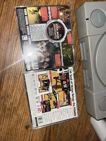 Sony PlayStation 1 PS1 Gray Console SCPH-9001 Bundle TESTED WORKING