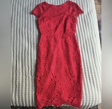 Paper Dolls ASOS Red Lace Cocktail Dress Petite