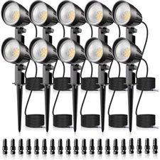 15W 1500LM Low Voltage Landscape Lighting 12-24V Warm White LED Landscape Lig...