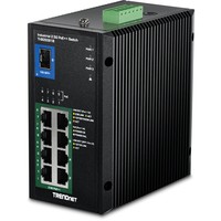 TRENDnet Industrial 2.5G DIN-Rail PoE++ Switch w SFP+ - Switch - 0,