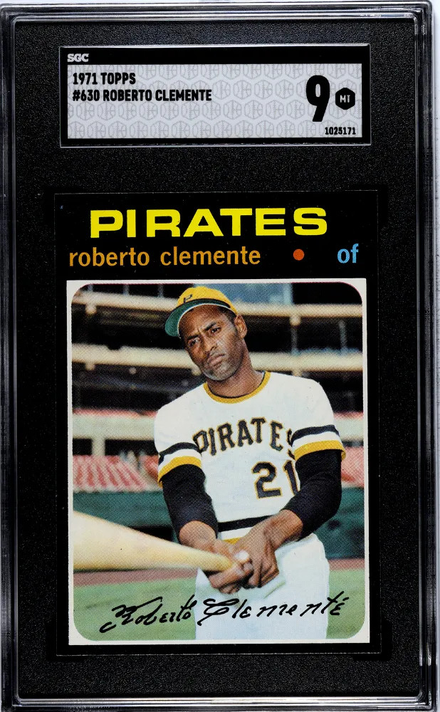 1971 Topps Roberto Clemente #630 SGC 9