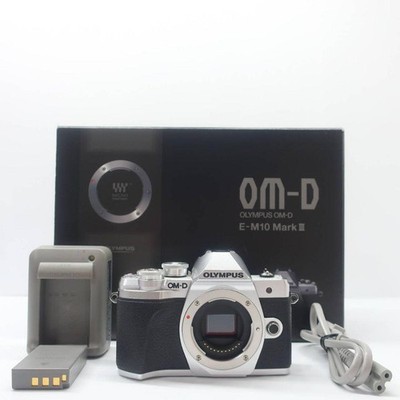 Olympus OM-D E-M10 Mark III Mirrorless Digital Camera Silver Black Working JP