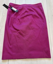 Gianni Versace Pencil Skirt IT 44 US 8-10 Fuchsia Megenta NWT Made In Italy