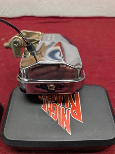 vintage optronics night blaster chrome amber fog lights with rare covers working - Picture 14 of 22