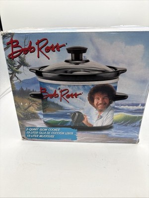 Uncanny Brands Bob Ross 2 Quart Slow Cooker