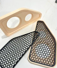 A-pillar speaker pods universal for custom car audio