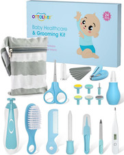 Baby Healthcare and Grooming Kit, 24 in 1 Baby Electric Nail Trimmer Set Newborn