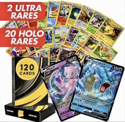 🔥 Pokémon Mystery Ultra Rare Bundle – 120 Cards Total 🔥