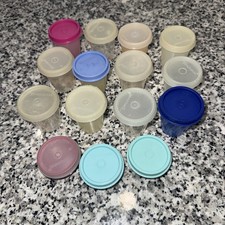 Vintage Tupperware Tupper Minis 2oz Midgets 12-Pc  3 Ultra Mini