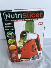 NUTRISLICER Vegetable & Fruit Slicer Cutter Machine AS SEEN ON TV FAST SHIPPING