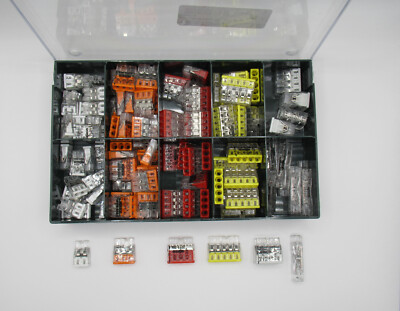Sortiment  Wago Klemme Compact 150 Stück Set in Box Wago Serie 2273