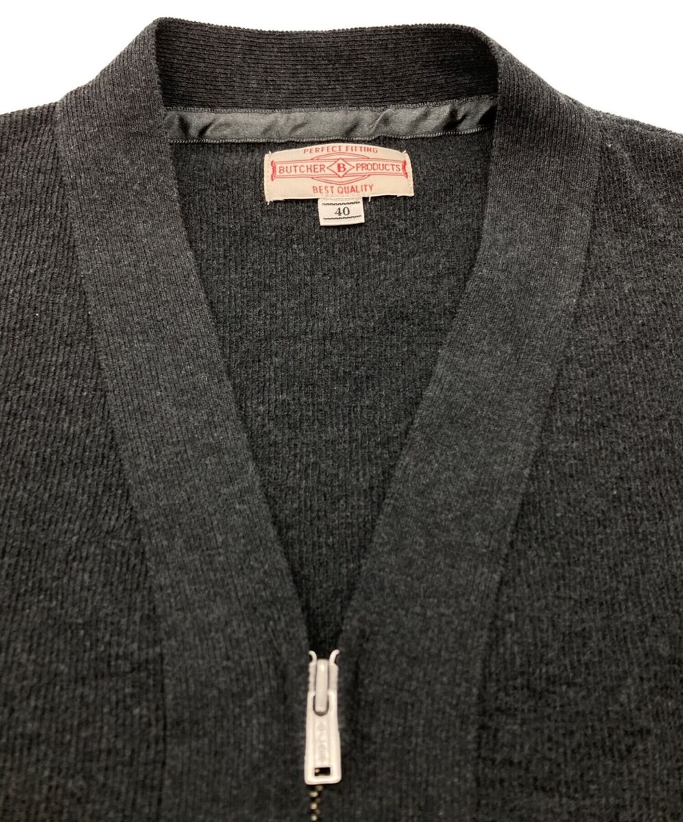 BUTCHER PRODUCTS KNIT ZIP CARDIGAN gray | eBay BUTCHER PRODUCTS KNIT ZIP CARDIGAN gray | eBay