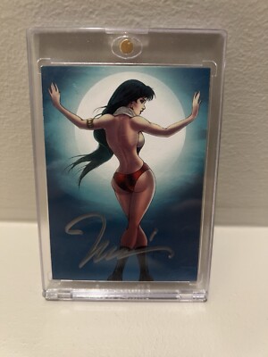 2012-BREYGENT VAMPIRELLA & THE SCARLET LEGION #4 CARD #64 SIGNED BILLY TUCCI ART