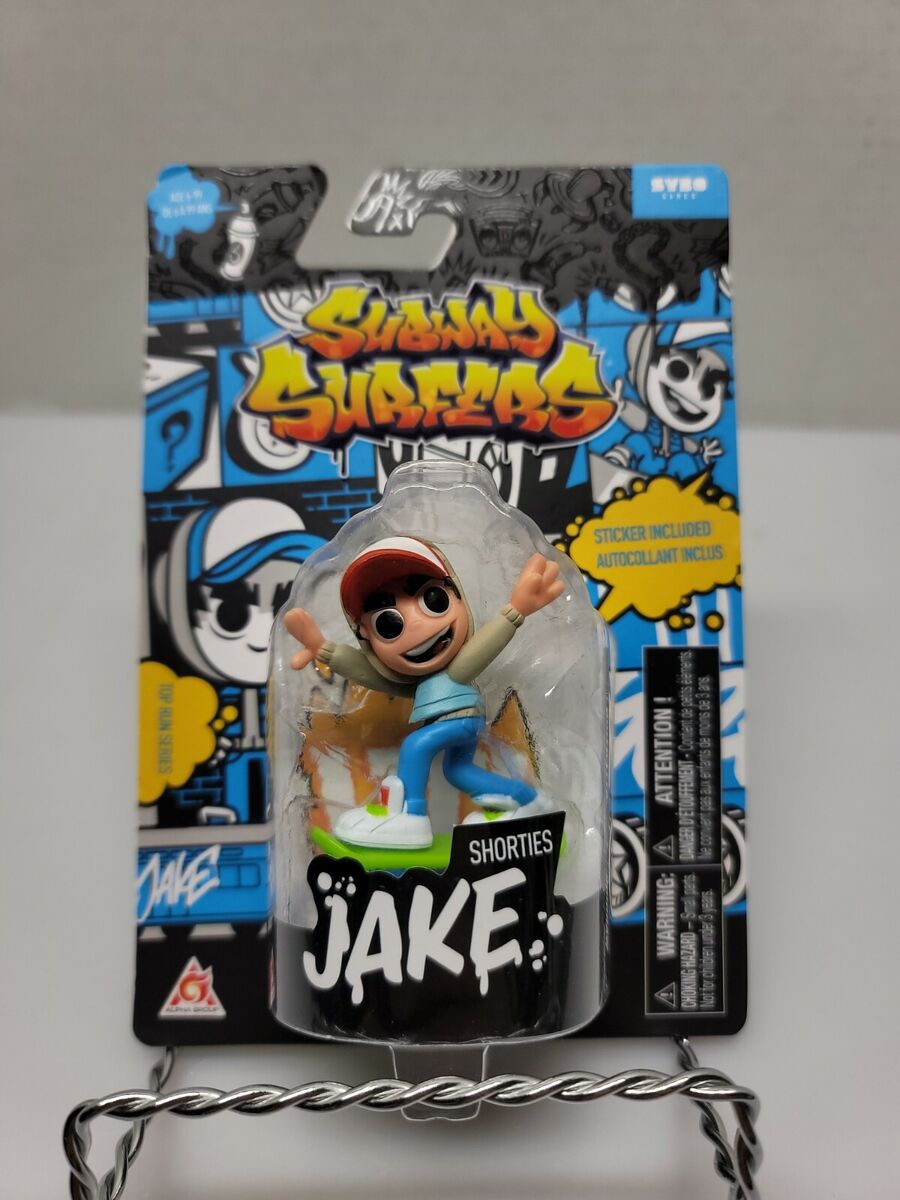 SUBWAY SURFERS SHORTIES RUNNING JAKE FIGURE WITH STICKER