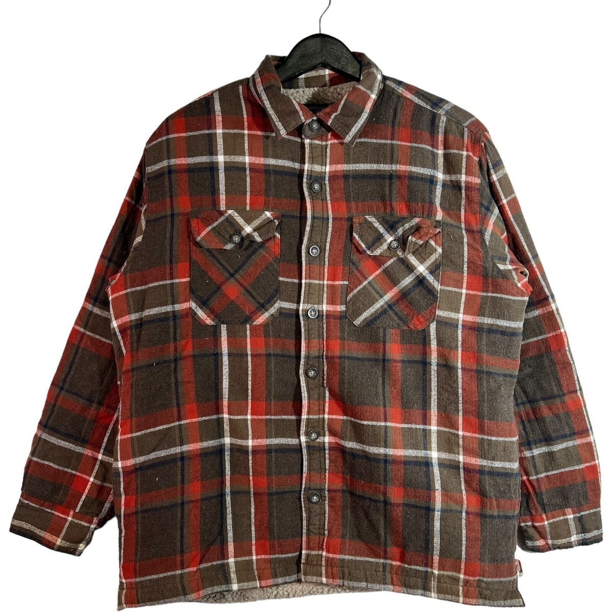Button up flannel jacket hotsell