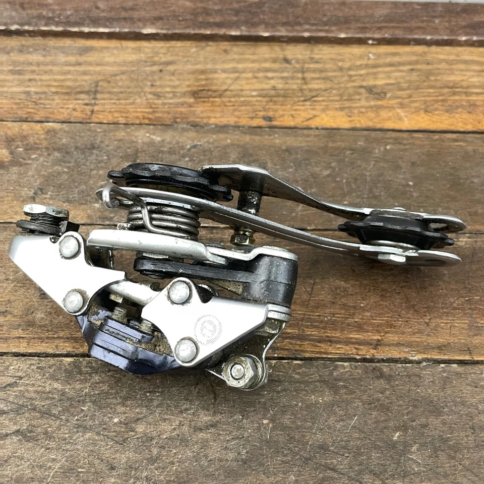 Vintage Huret Rear Derailleur Long Cage Touring Klunker France Brevete Triple - Image 2 of 4