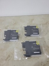 Compatible LC61BK Brother LC61 Black Ink Cartridge DCP-165c DCP-585CW Lot Of 3