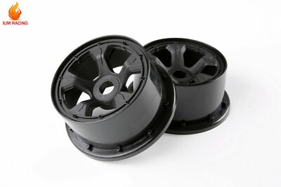 Hinterradfelge (Schwarz Kunststoff) für 1/5 HPI Baja 5SC   Modellbauersatzteil
