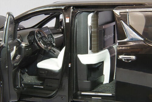 1/18 Lexus Lm300H Hybrid Van Z / Szyberdach Czarny Odlewany ciśnieniowo Model samochodu Kyosho KS 08963BK - Zdjęcie 4 z 5