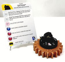 HEROCLIX World's Finest Set Uncommon 018 Batman w/Card