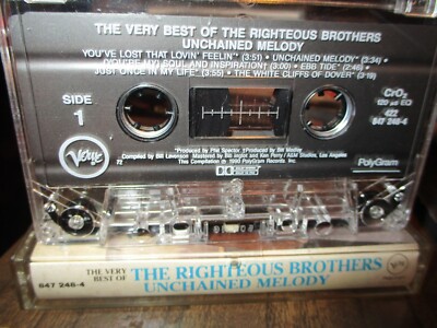 1990 Reissue THE RIGHTEOUS BROTHERS Unchained Melody US Cassette