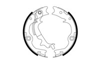 TRW GS8817 Bremsbackensatz, Feststellbremse For Hyundai KIA