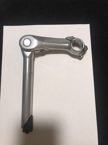 Kalloy 22.2mm Quill Stem, 140mm Post Length, 25.4mm Clamp, Anodized Silver, Universal Bike