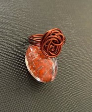 Handmade Rose Wire Wrapped Ring