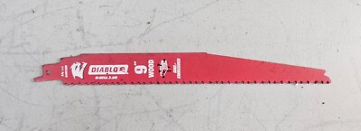 New Diablo 9'' Bi-Metal Nail-Embedded Recip Blade 4/6 TPI DS0912BW-  10Pack