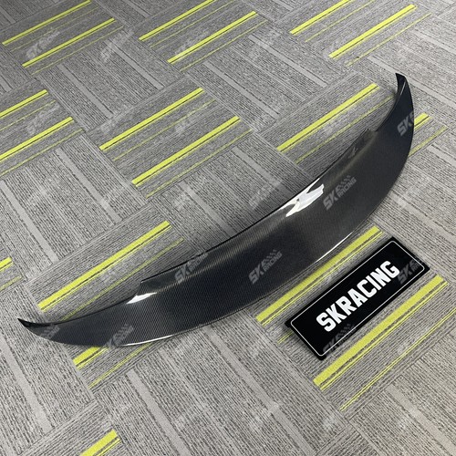 Se adapta a Tesla Modelo X Sedán 2016-2024 Fibra de Carbono Real Alerón Labial Trasero - Imagen 28 de 65