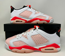 Nike Air Jordan Retro VI 6 Low GS Atmosphere Grade School Size 7y 768878-102