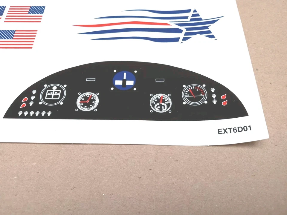 GREAT PLANES Extra 300S 60 RC Aircraft Stickers Decals RARE Hobbico EXT6D01 NEW - Image 2 of 4