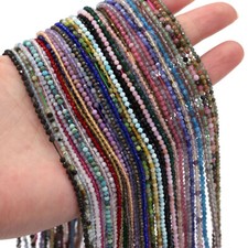High Quality Gemstone Strands Loose Round Stone Beads Jewelry DIY Making 3mm