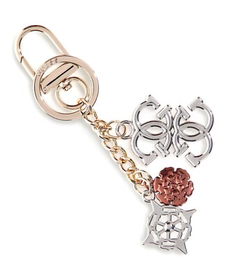 GUESS Schlüsselanhänger Peony, 4G-Logo Multi, Damen Anhänger Women Keychain