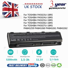 Battery For Toshiba PA5024U-1BRS PABAS272 Satellite PRO C850 L850 L870 M800