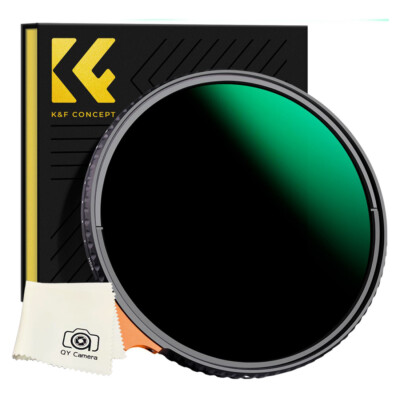 K&F Concept Variable ND Filter ND3 ND1000 Nano X ND3-1000 49 52 55 6777 82mm 