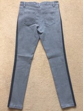 NEXT Women  s Grey Mid Rise Highwaisted Superstretch Skinny Fit Jeans, UK16,  35.